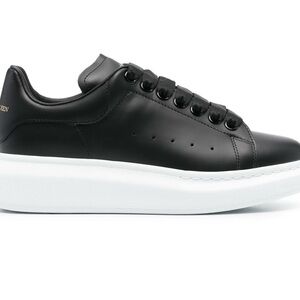 Alexander McQueen Black and White Women's Sneakers